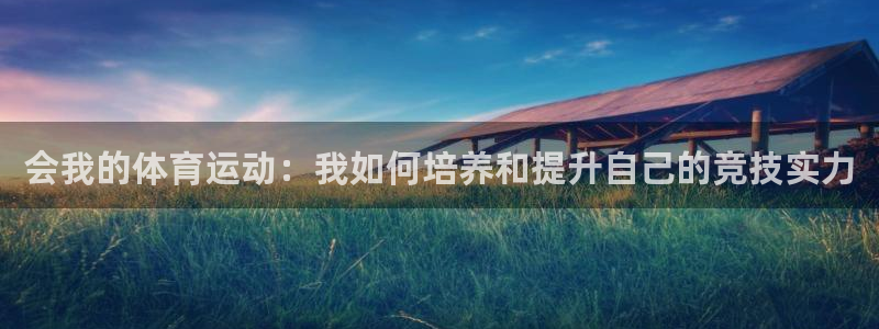 必一运动体育官网入口：会我的体育运动：我如何培养和提升自己的竞技实力