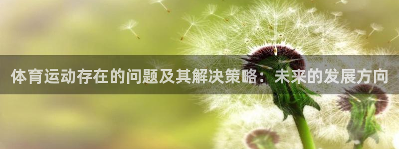 必一运动体育：体育运动存在的问题及其解决策略：未来的发展方向